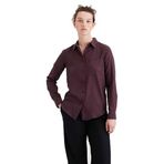 Dockers Kadın Original Woven Regular Gömlek Tişörtler, Mor (0005), L