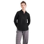 Dockers Kadın Original Woven Regular Gömlek Tişörtler, Siyah (0006), S