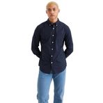 Dockers Oxford Slim Fit Gömlek Gömlek Erkek Lacivert S