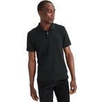 Dockers Rib Collar Polo Tişört Polo Yaka Tişört Erkek Siyah M