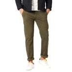 Dockers Smart 360 Flex Ultimate Slim Fit Chino Pantolon Pantolon Erkek Koyu Yeşil 34 / 30