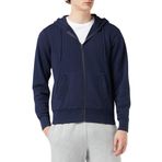 Dockers Sport Fermuarlı Hoodie Erkek Kapüşonlu Sweatshirt, 400 Blue, M