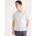 Dockers T3 Polo Lucent Whıte Erkek Yeşil T-Shirt - A1159