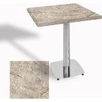 Dockers Tokyo Kare Masa (Kromnikel) 60X60 cm - (Werzalit, Wermodin ve Allzalit Tabla) - Scala Marble