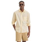 DOCKERS Ultimate Slim Fit Gömlek Erkek Gömlek, Bej (0070), XL