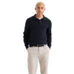 Dockers Uzun Kollu Polo Yaka Kazak Erkek Kazak, 400 Blue, S
