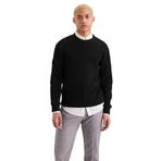 Dockers Yuvarlak Yaka Kazak Erkek Kazak, 001 Black, M