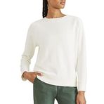 Dockers Yuvarlak Yaka Sweatshirt Kadın Sweatshirt, 250 Beige/Khaki, S