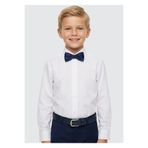 Doctor junior Erkek Çocuk Beyaz Gömlek ve Lacivert Papyon Seti - 23 Nisan Bayram Özel - Pamuklu Regular Fit