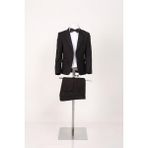 Doctor Junior Erkek Çocuk Slim Fit 2 Parça Takım Elbise Özel Günler İçin Şık Tasarım - 7 Yaş - Siyah