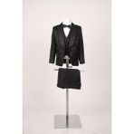 Doctor Junior İşlemeli Erkek Çocuk Smokin Takım Elbise / Gömleksiz_mnvs2290 - Siyah - 7 Yaş