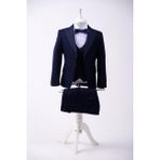 Doctor Junior Slim Fit Erkek Çocuk Smokin Takım Elbise - Lacivert - 7 Yaş