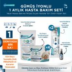Doctor Silver Ion 1 Aylık Hasta Bakım Seti – (Vücut Kesesi, 2x Mendil, 4x Saç Bonesi, 50 ml Dezenfektan
