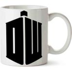 Doctor Who Tardis Porselen Kupa Bardak - Beyaz - 300 cc
