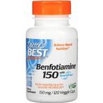 Doctor's Best, Benfotiamine 150 With Benfopure, 150 mg, 120 Vegi Kapsül