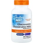 Doctor's Best Glucosamine Chondroitin Msm + Hyaluronic Acid With Optimsm Biocell Collagen 150 Veggie Caps - Aromasız