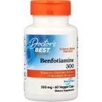 Doctor's Best (Özelsporcugıdaların'dan !!) Benfotiamine With Benfopure, 300MG, 60 Veg Caps.45. - Aromasız