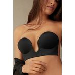 Dode Flora F.K. Lingerie Kadın Push Up Görünmez Kendinden Yapışkanlı Hayalet Büstiyer Sütyen Siyah 75