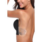 Dode Flora F.K. Lingerie Kadın Push Up Görünmez Kendinden Yapışkanlı Hayalet Büstiyer Sütyen Siyah 90
