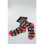 Dode Flora Hareketli Erkek Çorap (Donut Desenli) - (40/44) - Standart - Karışık