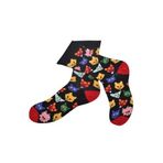 Do&De Flora Kedi Köpek Desenli Çorap Erkek Uzun Çorap Clb Siyah 41/44