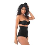 Do&De Flora Korse Sepeti 3003 Kadın Lazer Kesim Yüksek Bel Slip Korse Siyah L/Xl