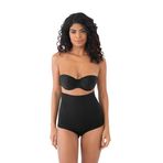 Do&De Flora Korse Sepeti 3003 Kadın Lazer Kesim Yüksek Bel Slip Korse Siyah S/M