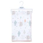 Do&De Flora Müslin Battaniye Bebek Örtüsü 80X80 Ekru Standart