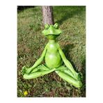 Dodemert Home Yogacı Kurbağa Polyester Bahçe Heykel Biblo