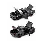 DODGE CHALLENGER 1:24 ÖLÇEK DİECAST METAL MODEL ARABA SESLİ VE IŞIKLI KAPI KAPILAR AÇILIR