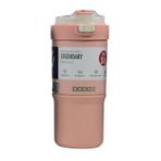 Dodge DB-23684 Çift Kullanım Pipetli/Rahat İçim Pembe 660Ml Çelik Termos
