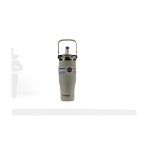 Dodge DB-24584 Çift Kullanım Pipetli/Rahat İçim Beyaz 1200Ml Çelik Matara