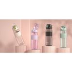 Dodge Shotay Matara Trıtan Pipetli 600 ml 4 Karışık Renk-Desen ST-7202-1 Adet - 670 ml - Renkli
