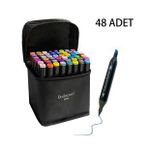 Dodocool 48’li Çift Uçlu Touch Marker Art Tasarım Kalem Seti Ithal Ürün