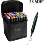 Dodocool Çift Uçlu Touch Marker Art Tasarım Keçeli Kalem Seti 48’li