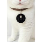 DodoJoy İsimli Kedi Künyesi, Deri Isimli Kedi Künyesi ,Zilli Kedi Künyesi,Siyah