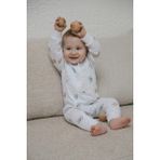 Dodo's Baby % Organik Pamuk 2 Li Ayıcık ve Mint Ekose Desenli Bebek Uyku Tulumu - 00-Beyaz - 6 - 9 Ay