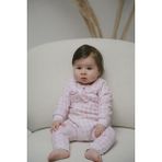 Dodo's Baby Organik Pamuk Soft Ekose Pembe Bebek Uyku Tulumu - 00-Beyaz - 9 - 12 Ay