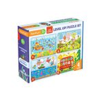 DoerKids Kademeli Taşıtlar Puzzle | Eğitici Puzzle 30 Parça 4 In 1 Puzzle. 2 Yaş