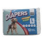Dog Choice Diapers Köpek Bağlama Bezi L Boy 12’li Paket Erkek Köpek Pedi