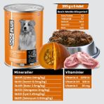 Dog Plus Pate Kuzu Etli ve Balkabaklı Yetişkin Köpek Konserve Yaş Mama 395 Gr x 6 Adet - 3,5 kg