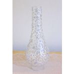 DOĞA HEDİYELİK HOME Gaz Lambası Camı 14 Numara Altan Yaldız Vitray Desenli 22cm Yükseklik 4.8 Cm Ağız Çapı