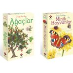 Doğa Kartları Minik Hayvanlar - Ağaçlar- 2 Kutu Set