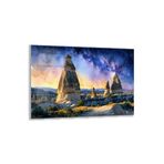 Doğa Manzaralı Cam Tablo - Anadolu - Yatay Motif 03-044, 45 x 30