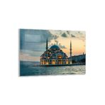 Doğa Manzaralı Cam Tablo - İstanbul - Yatay Motif 02-009, 100 x 70