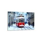 Doğa Manzaralı Cam Tablo - İstanbul - Yatay Motif 02-043, 100 x 70