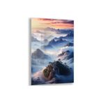 Doğa Manzaralı Cam Tablo - Karışık - Dikey Motif 01-050, 65 x 45