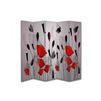 Doğa Temalı Özel Tasarım Paravan Room Divider PRV1308, 180 x 180