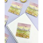 Doğa Temalı Yağlı Boya Tablo Çiftlik Post-it