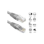 DOĞABİLİŞİM 10mt 10 Metre Cat6 Rj45 Vodafone Net Fiber Adsl Modem Bilgisayar Arası Ethernet Internet Kablo
